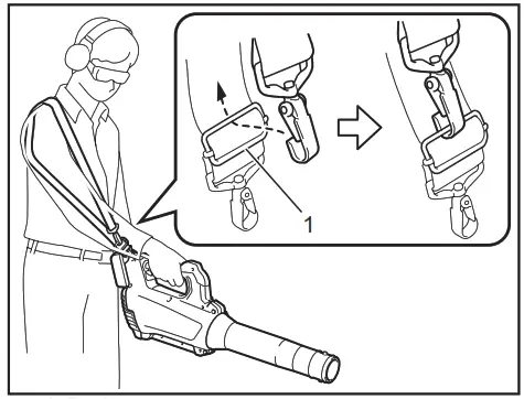 makita XBU03 Brushless Cordless Blower - Optional accessory 3