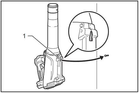 makita XBU03 Brushless Cordless Blower - Storage