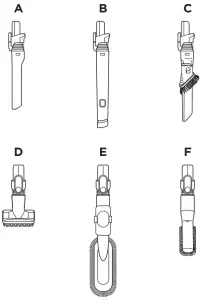 Shark IZ300UK Series Anti Hair Wrap DuoClean and Powerfins Cordless Vacuum Cleaner - ADDITIONAL ACCESSORIES 1