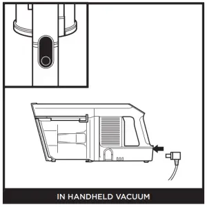 Shark IZ300UK Series Anti Hair Wrap DuoClean and Powerfins Cordless Vacuum Cleaner - CHARGING THE BATTERY 2