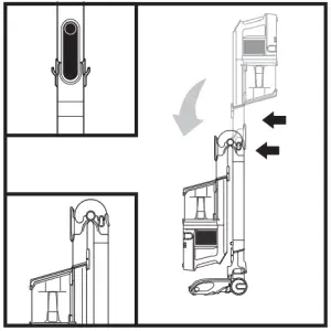 Shark IZ300UK Series Anti Hair Wrap DuoClean and Powerfins Cordless Vacuum Cleaner - FLEXOLOGY STORAGE 1