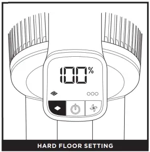 Shark IZ300UK Series Anti Hair Wrap DuoClean and Powerfins Cordless Vacuum Cleaner - SETTINGS 2