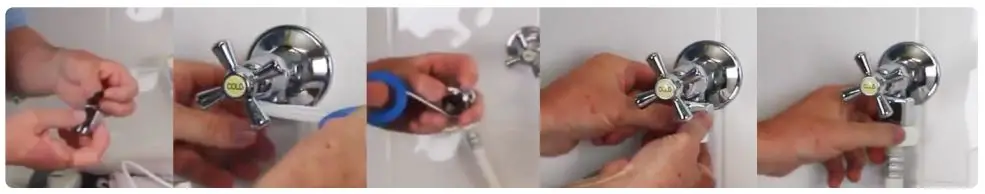 MyWaterFilter Ultrapure Aragon 10” Twin Benchtop Water Filter With Fluoride Removal Instruction Manual - Screw the washing machine hose back