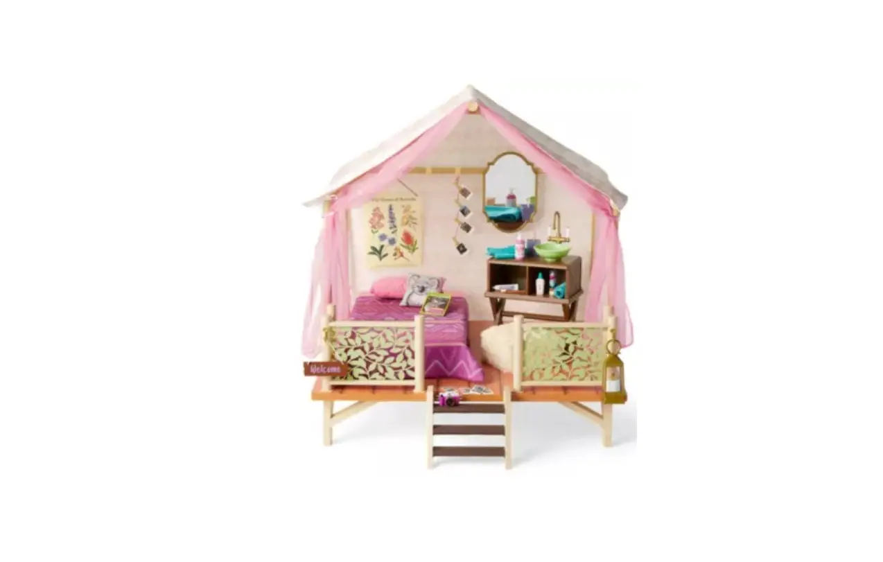 American Girl Ag-goty-gvf54-2b70 Kira's Comfy Platform Tent Instruction Manual
