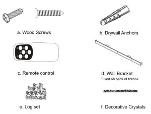 Rocita IF-1350TCL Electric Fireplace---Fireplace
