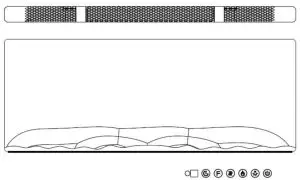 Rocita IF-1350TCL Electric Fireplace---Parts & Hardware