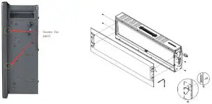 Rocita IF-1350TCL Electric Fireplace---Wall Mount Instructions