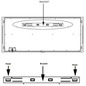 Rocita IF-1350TCL Electric Fireplace---screws.