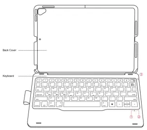 Shenzhen Hangshi Technology HB328 Bluetooth Keyboard