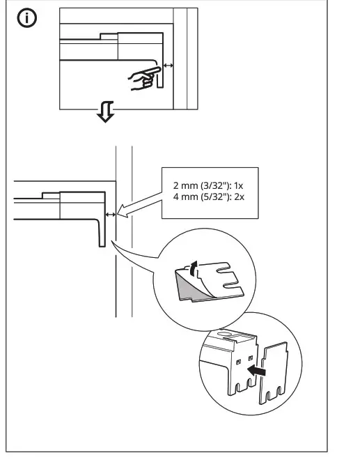 IKEA 604.635.54 MITTLED Led Ktchn Drawer- Important