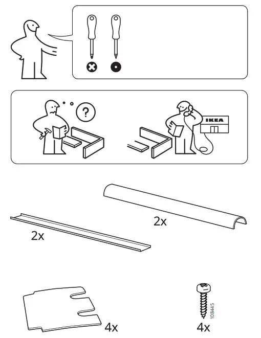 IKEA 604.635.54 MITTLED Led Ktchn Drawer- Tools