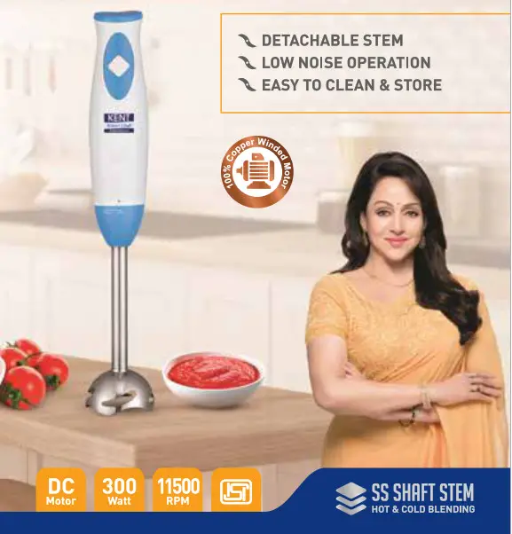 KENT EZZY Hand Blender and Crystal Water Solution - fig