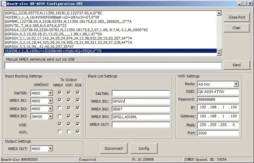 QUARK-ELEC QK-A034 Bi-Directional NMEA 2000 to WIFI and USB Multiplexer fig-15