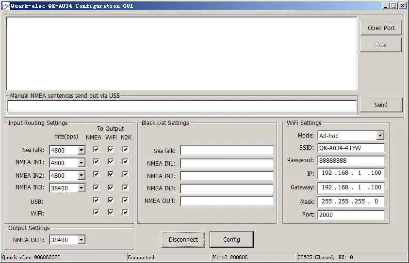 QUARK-ELEC QK-A034 Bi-Directional NMEA 2000 to WIFI and USB Multiplexer fig-8