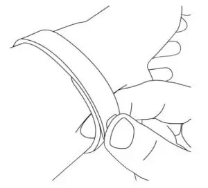 Securing your wristband 2