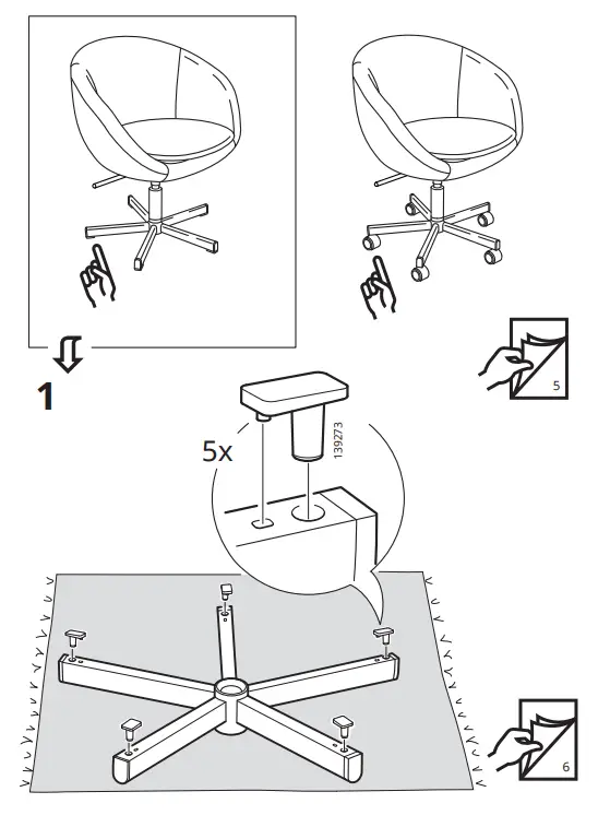 IKEA 304.029.96 SKRUVSTA Swivel Chair fig3