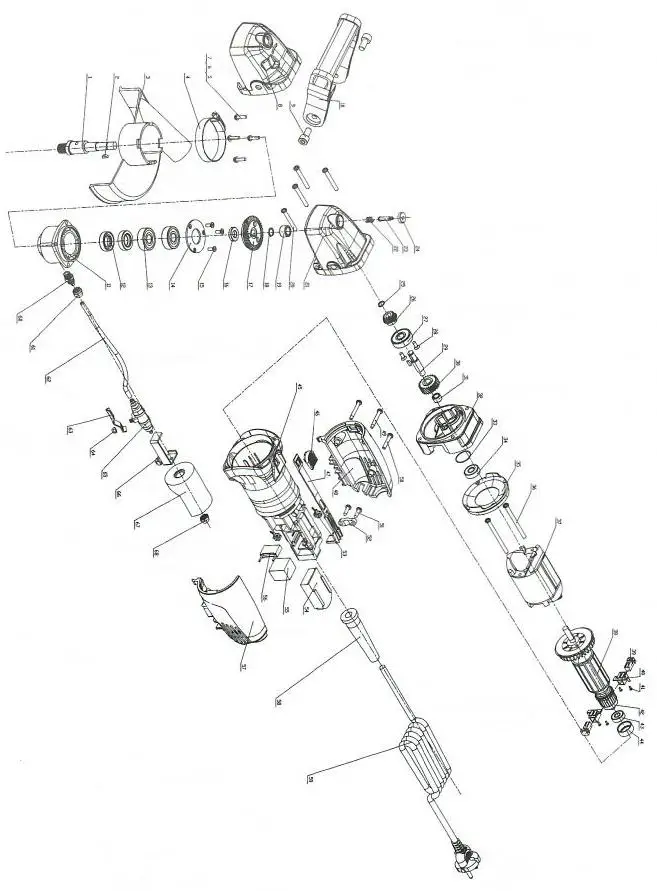 EDiamondTools 5 Inch Variable Speed Wet Polisher - WET POLISHER BURST DRAWING