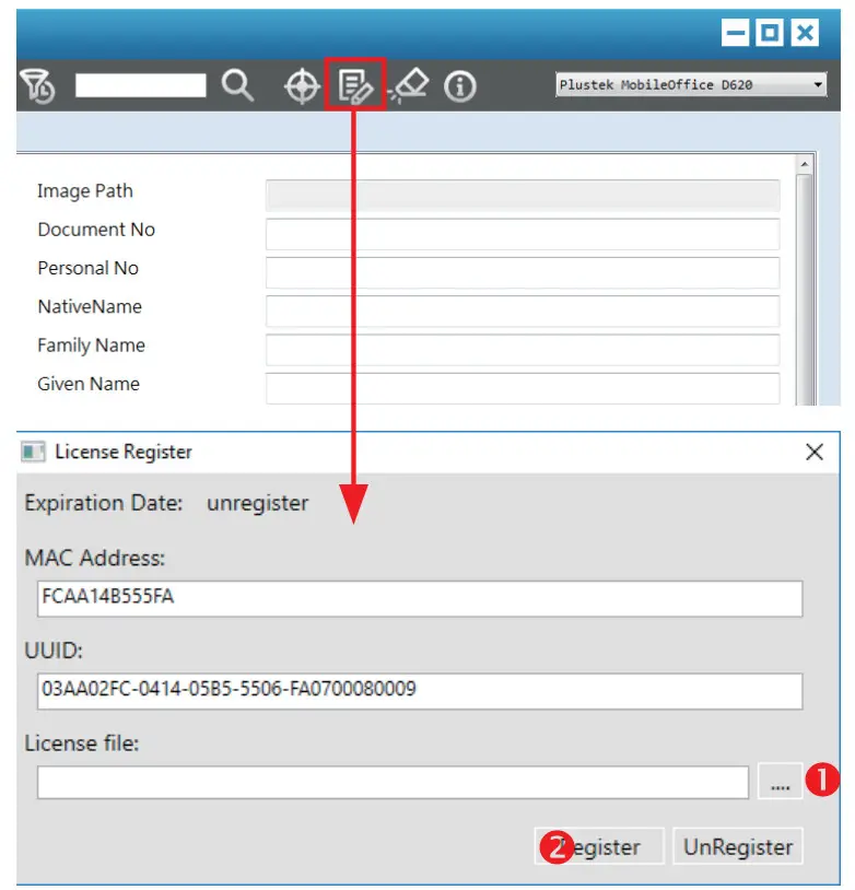 plustek D600 Plus MobileOffice Scanner with iKnow - app1