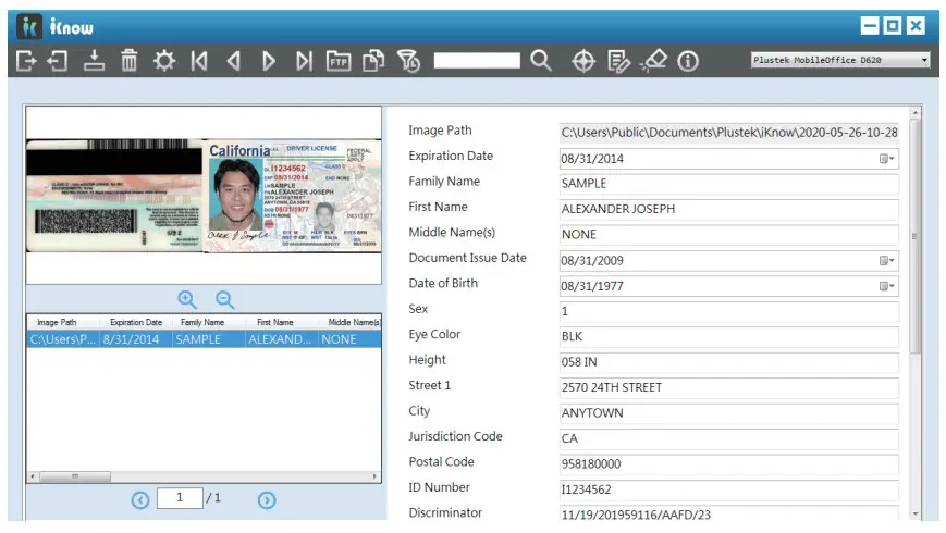 plustek D600 Plus MobileOffice Scanner with iKnow - app5