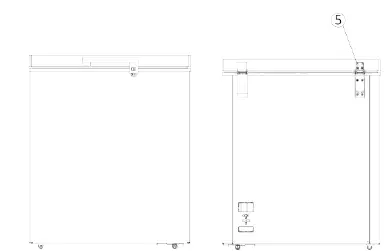 JOCEL JCH-100 Congelador Horizontal Horizontal Freezer 4