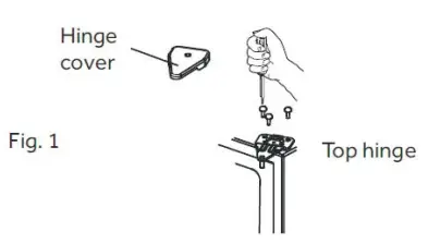 ConServ MDRF 1010ESE Frost Free Refrigerator Owner's Manual - Fig 1