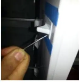 BUSH BEUCFR6082 Integrated Under Counter Fridge - Put the switch