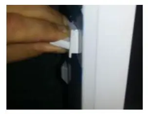 BUSH BEUCFR6082 Integrated Under Counter Fridge - Put the switch