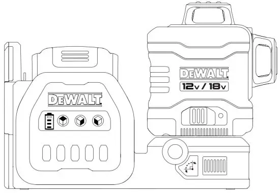 DEWALT DCE089G18 Line Laser