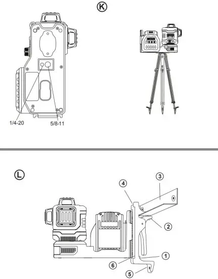 DEWALT DCE089G18 Line Laser - figure 8