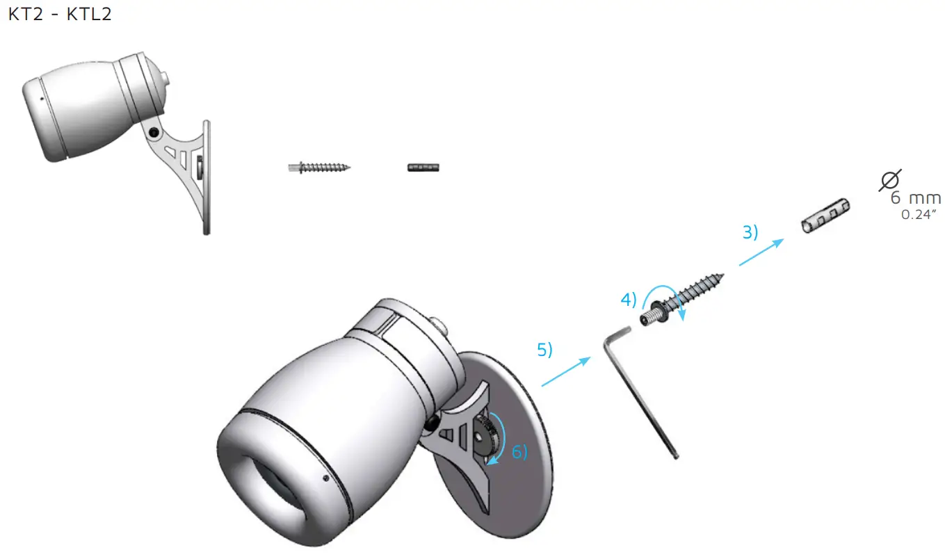 K ARRAY KT2 KT2HV Tornado Multi-Purpose 2 Inch Point Source Loudspeaker - INSTALLATION