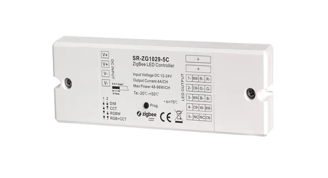 Moss Contzgb5ch12v48v 4 In 1 Universal Zigbee Led Controller Instruction Manual Moss Contzgb5ch12v48v 4 In 1 Universal Zigbee Led Controller Instruction Manual