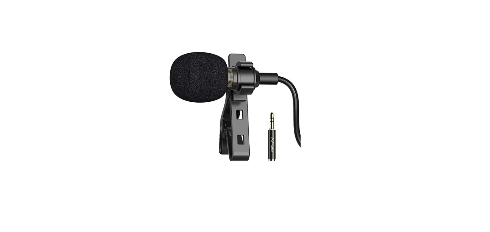 Pop Voice 16 Feet Single Head Lavalier Lapel Microphone-complete Instructions/features Pop Voice 16 Feet Single Head Lavalier Lapel Microphone-complete Instructions/features