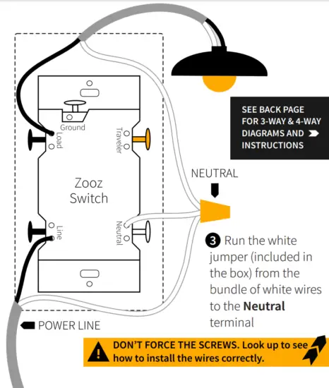 Zen32-Wiring-Diagram-For-Single-Pole-Installation