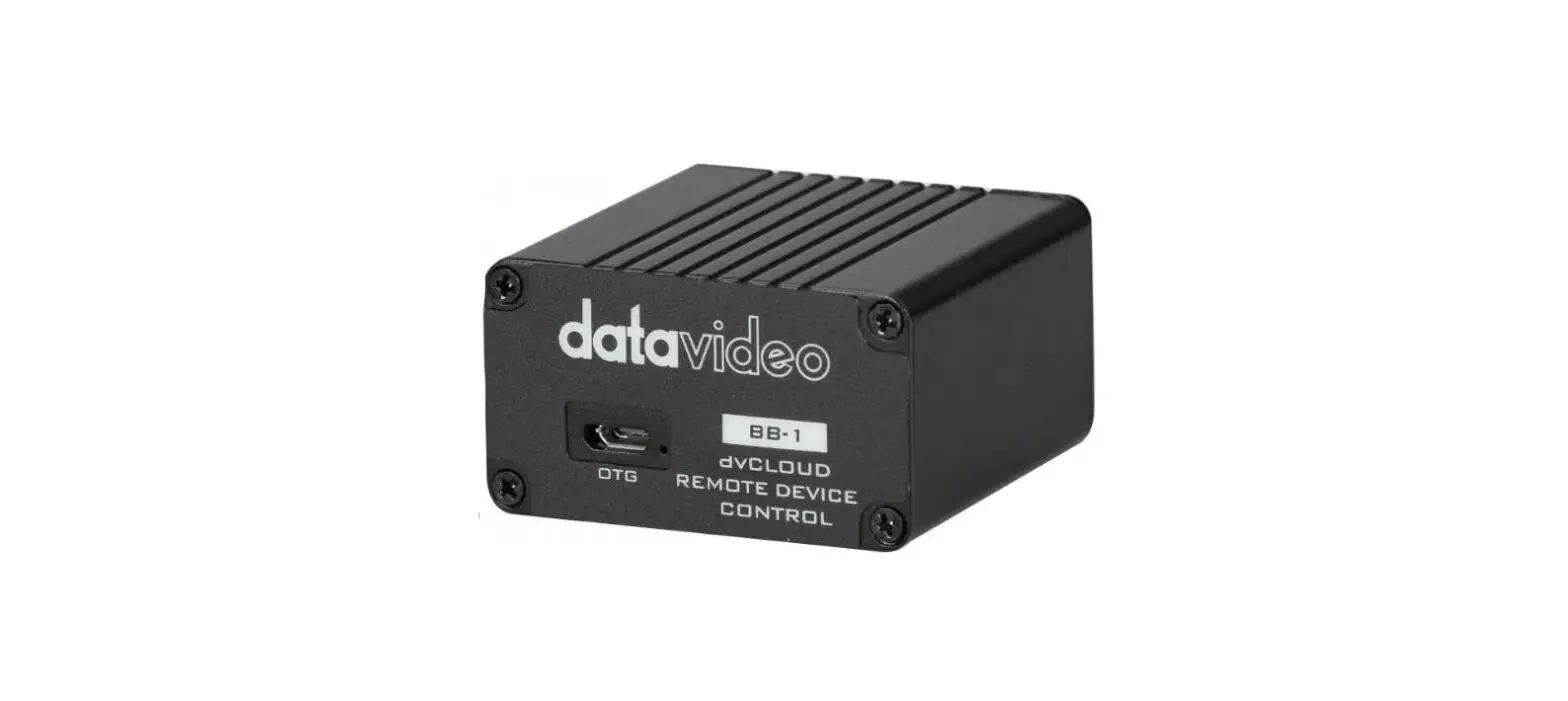 Datavideo Bb-1 Dvcloud Remote Device Control Instruction Manual