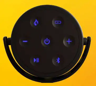 TiKiTUNES PRO-001 Bluetooth Speaker and Flame Light 8