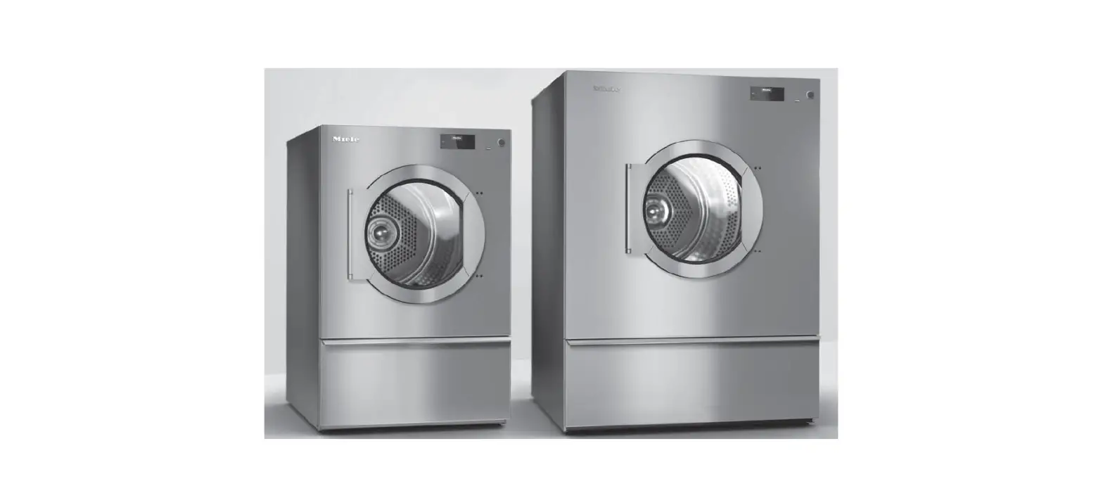 Miele Pdr 918 Commercial Tumble Dryers Installation Guide Miele Pdr 918 Commercial Tumble Dryers Installation Guide