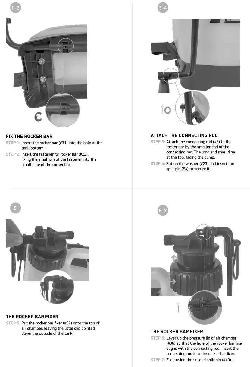 OREGON 518769 16L Pressure Sprayer - Instructions 1