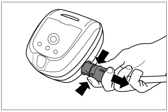 Unplug the control box