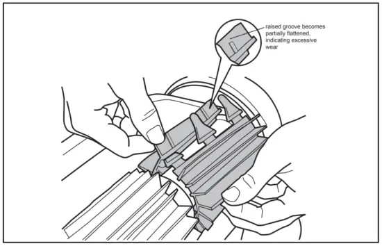 Worn Brush Indicator