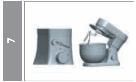 BluMill SL-9831 Stand Mixer 1200W - figure 10