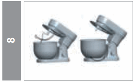 BluMill SL-9831 Stand Mixer 1200W - figure 11