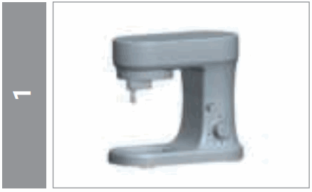 BluMill SL-9831 Stand Mixer 1200W - figure 4