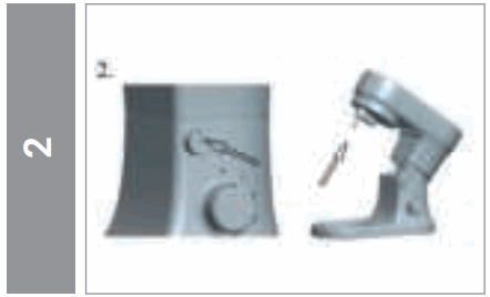 BluMill SL-9831 Stand Mixer 1200W - figure 5