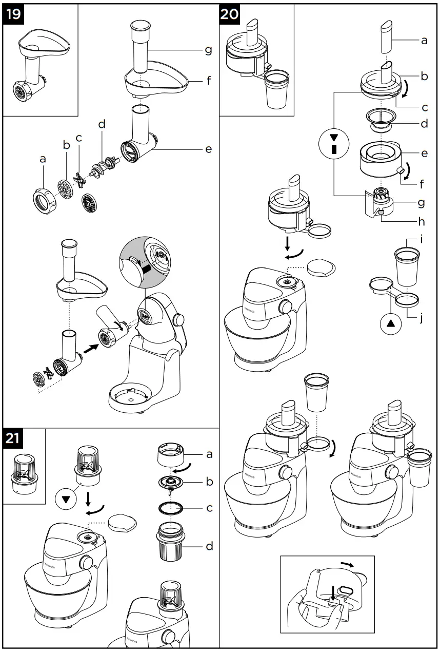 KENWOOD KHC29 H0WH Food processor - Fig 3