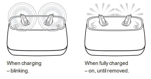 Beltone GB-21 Desktop Charger - Charging your hearing aids