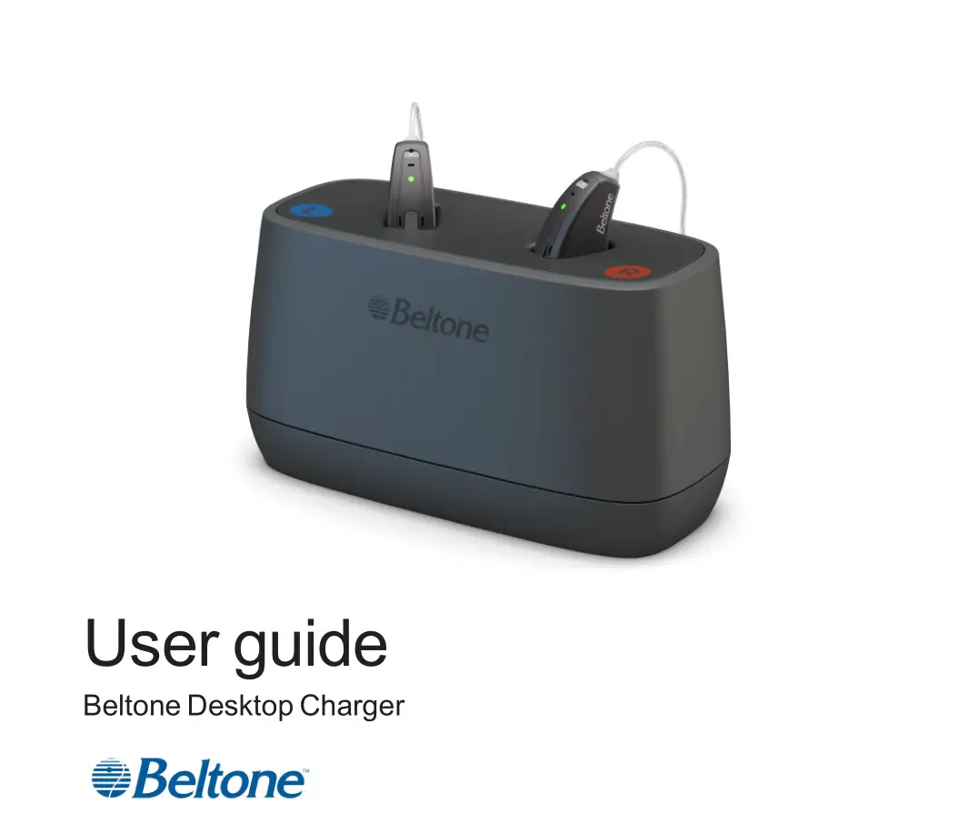 Beltone GB-21 Desktop Charger User Guide