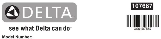 DELTA Logo & BAR Code