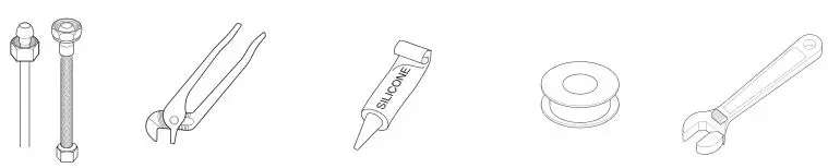 DELTA Two Handle Widespread Bathroom Faucets - Accessories Needed