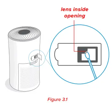 levoit LV H133 RWH Tower True HEPA Air Purifier - Figure 3.1