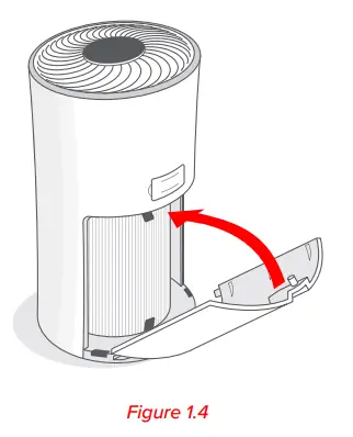 levoit LV H133 RWH Tower True HEPA Air Purifier - fig 4